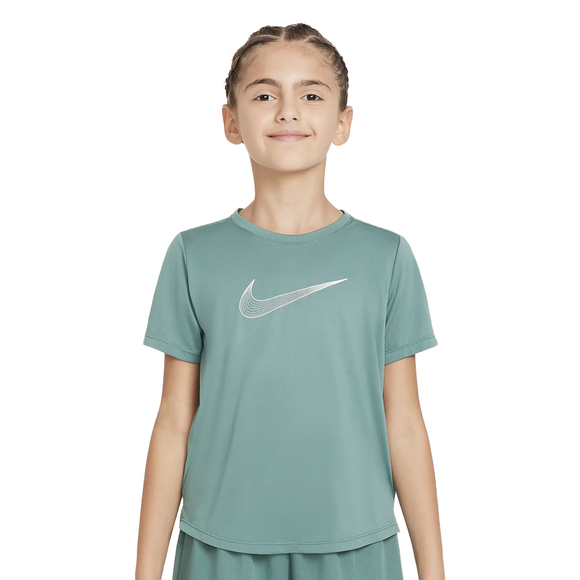 Nike Dri-FIT One Older Kids' (Girls') Short-Sleeve Training Top - DD7639-361