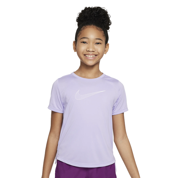 Nike Dri-FIT One Older Kids' (Girls') Short-Sleeve Training Top - DD7639-515