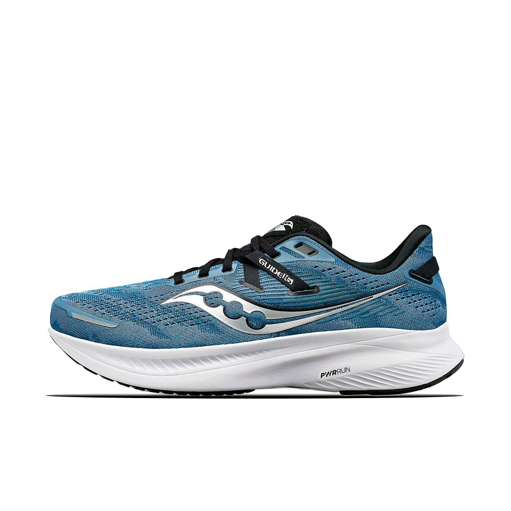 Saucony Guide 16 Shoes Mens Size 10 Blue Running Athletic Sneakers S20810-25 Saucony Mens Guide 16- Agave/Marigold (S20810-25) – The Run  main image 2
