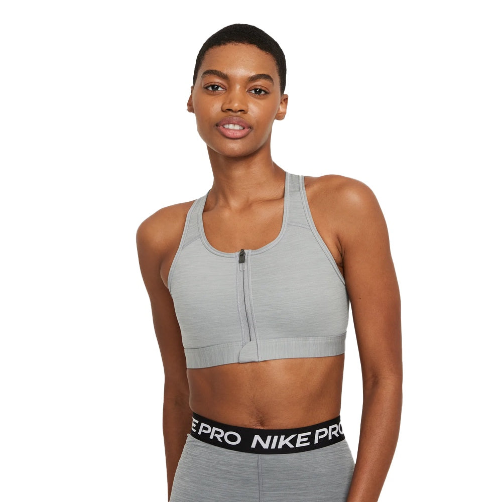Nike Dri-FIT Swoosh Zip-Front Medium-Support Padded Sports Bra W