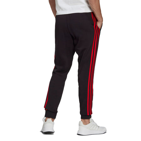 Essentials French Terry Tapered Cuff 3-Stripes Pants M - H12257
