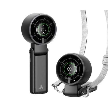 Aecooly 3 in 1 Handheld Fan - Black