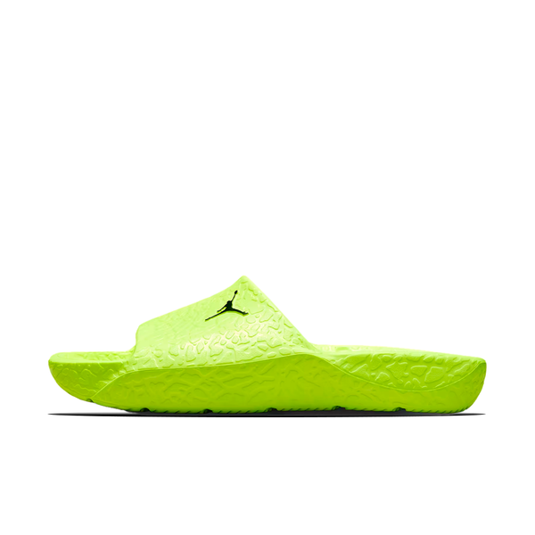 lime green jordan slides