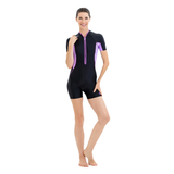 Ladies 1PC S/S Half Suit - ASW24030
