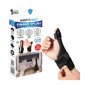 AirFit Medi Finger Splint - Black