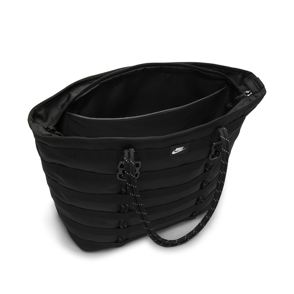 nike velvet tote bag in black