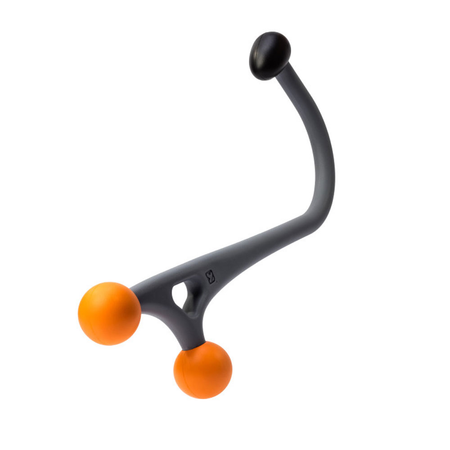 Acucurve Massage Cane - Grey/Orange