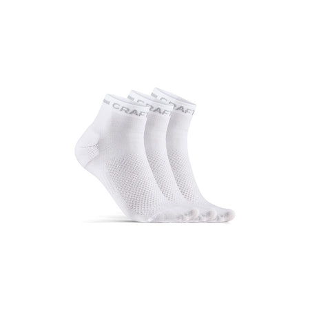 CORE Dry Mid Sock 3-Pack - White