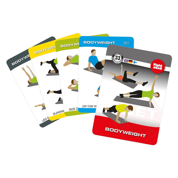 Fightback Fitness Mat Training Cards