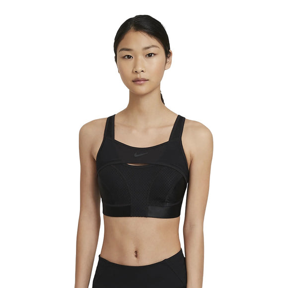 Nike Dri-FIT Swoosh Zip-Front Medium-Support Padded Sports Bra W