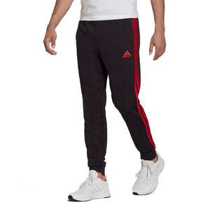Adidas Essentials French Terry Tapered Cuff 3-Stripes Pants M - H12257