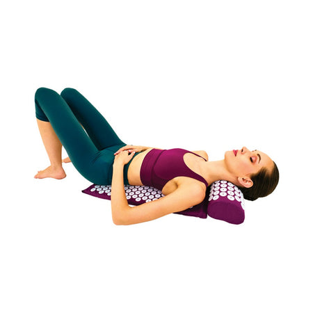 Muscle Release Acupressure Recovery Mat & Pillow Set - Purple