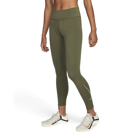 Nike One Dri-FIT Mid Rise Graphic 7/8 Tights W - DQ5561-222
